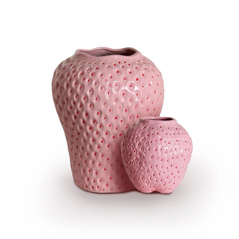 Strawberry Flowerpot Vase