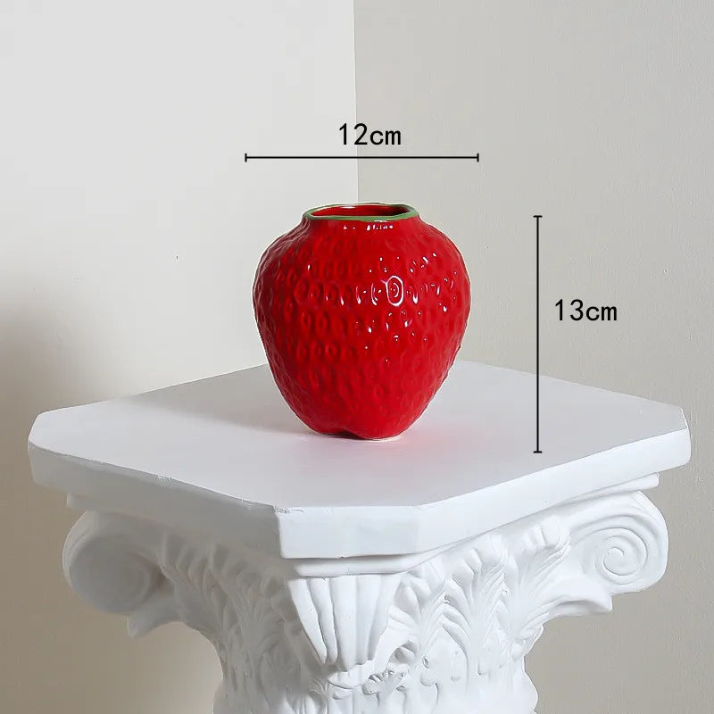 Strawberry Flowerpot Vase