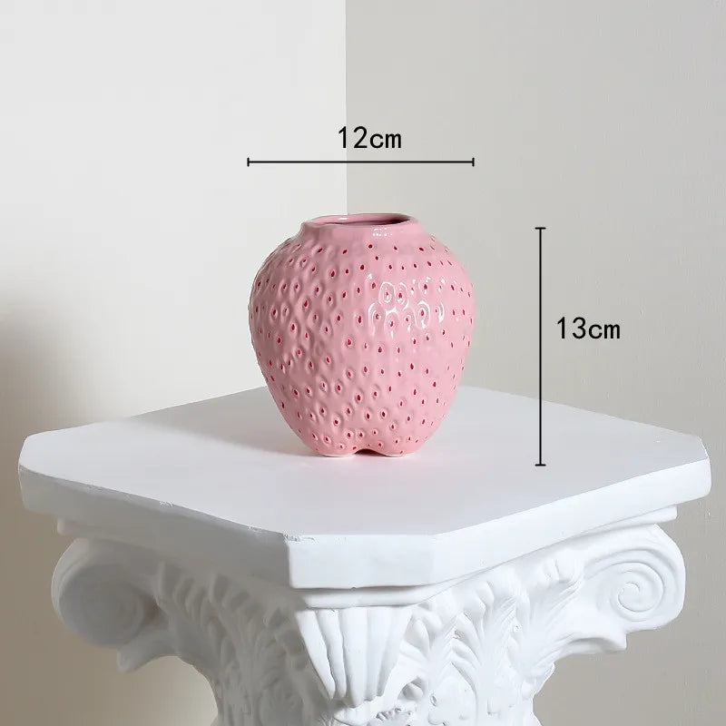 Strawberry Flowerpot Vase