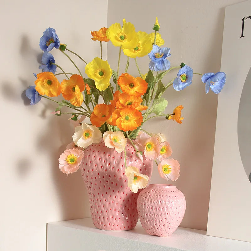 Strawberry Flowerpot Vase