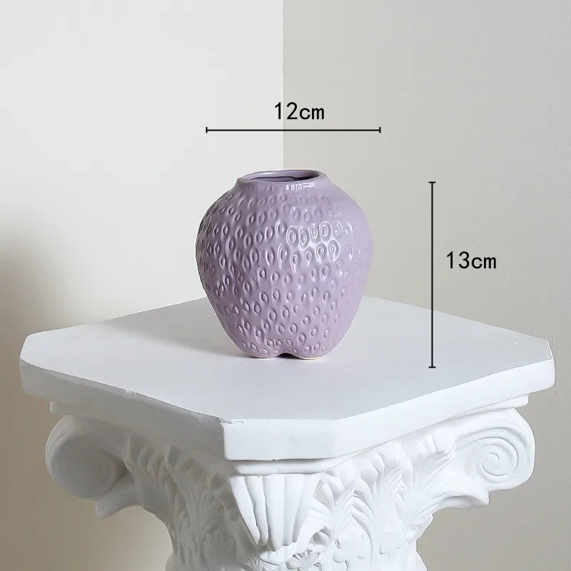 Strawberry Flowerpot Vase
