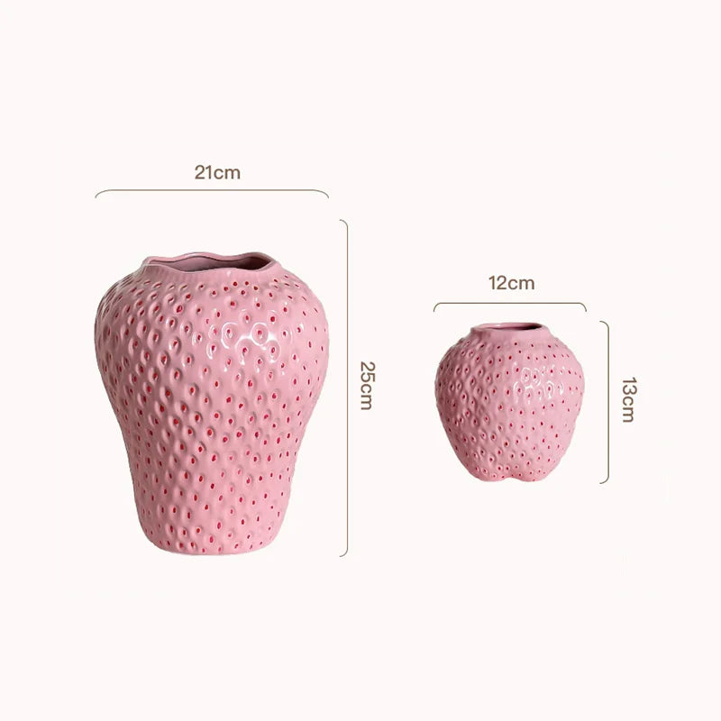 Strawberry Flowerpot Vase